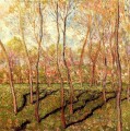 ベネクール二世クロード・モネの冬景色の木々